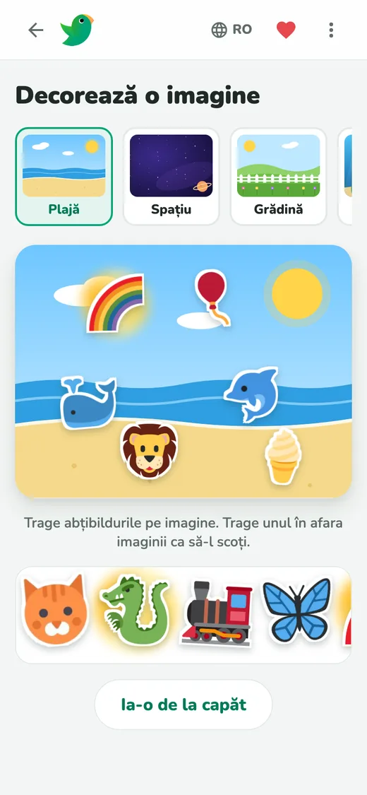 Decorează imagini cu abțibildurile tale